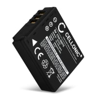 Batteri for Panasonic Lumix DMC-TZ5 DMC-TZ5 DMC-TZ3 DMC-TZ1 DMC-TZ4 DMC-TZ2 - CGA-S007,CGR-S007,DMW-BCD10 (900mAh) reservebatteri