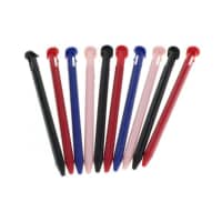 Pack de 10x stylets de couleur compatibles avec Nintendo New 3DS - stylet écran tactile haute précision pour jouer à vos jeux vidéo sans rayer l'écran