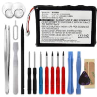 616-0183, 616-0198, 616-0206, 616-0215 Battery Replacement for Apple iPod 4. Generation Photo - A1059 A1099 MP3 / MP4 Player - 1200mAh 3.6V - 3.7V Lithium Ion + Tool-kit