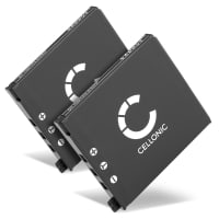 2x NP-60 Batteri för Casio Exilim EX-S10, -S12, EX-Z80, -Z85, EX-Z90, EX-FS10, EX-Z19, EX-Z20, 720mAh Kamera-ersättningsbatteri med lång batteritid