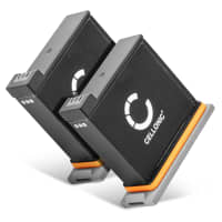 2x Batteri till DJI Osmo Action Cam (CP.OS.00000020.01) DJI AB1, DJI P01, DJI PT1 AB1, P01, PT1 (1220mAh, 3.85V) från CELLONIC
