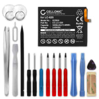 Batteria CELLONIC® LC-620 per Nokia 6.2 Ricambio da 3400mAh + Set di strumento Sostituzione facile con utensili adatti e duraturi