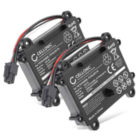 2x CELLONIC® F016104898, F016L69176 batteri för Bosch Indego M plus 700/ 350/400/S plus 350/S plus 400/ M 70 trådlösa verktyg med 18V, 2500mAh och litium Ion