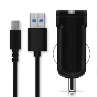 Chargeur allume-cigare voiture USB C Type C pour Blackview BV9900, BV9800 Pro, BV9700 Pro, BV6800 Pro, BV6600, BV6300 Pro - 1m 5V 3A, 3000mA