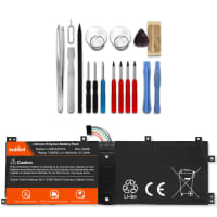 Akku für Lenovo Miix 510-12IKB, Miix 510-12ISK, Miix 520-12IKB Laptop - 4850mAh 7.68V + Werkzeug-Set