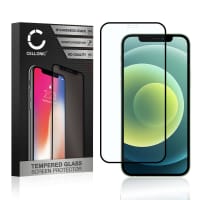 CELLONIC® Display Schutzglas kompatibel mit Apple iPhone 12 / iPhone 12 Pro Handyglas - 3D Full Cover 9H 0,33mm Full Glue schwarz - Handy Schutzfolie Displayschutz Glas Folie, Screen Protector Glass