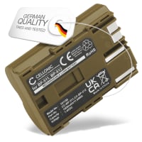 Batteri för Canon EOS 5D EOS 50D EOS 40D EOS 30D 300D EOS 20D EOS 10D PowerShot G3 G5 G1 - BP-511 BP-511A (1600mAh) systemkamera - ersättningsbatteri för Canon originalbatteri