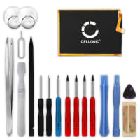 CELLONIC® Phone Battery Replacement for Doro 8040 + 17-Tool Phone Repair Kit - DBN-2920A 2200mAh