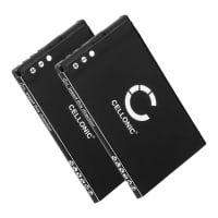 2x Batteri för Nokia X3, 6300, 5310, 7210 Supernova, 7210s, 7310 Supernova, 6700 Slide, 6700s, 6600 fold, Gresso Cruiser, Grand, BL-4CT - 820mAh 3.7V  från CELLONIC