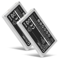 2x Batteri for Konica Minolta DiMAGE X DiMAGE Xg DiMAGE Xi DiMAGE Xt DiMAGE Xt BIZ - NP-200 750mAh Reservebatteri