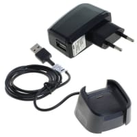 Cargador smartwatch + Cable USB para FitBit Versa 2 / Versa 2 SE 5W - Quick charge 1A con cable carga de
