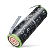 Batteri til Braun 1509, 3020, 4520, 5414, 5424, 6520, 6550, 7570, 8595, 8995 (Ø14,5mm) - (2500mAh) reservebatteri