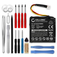 CELLONIC® GPS Batteri til TomTom Start 20 / Start 25 + 17pc GPS Tool Kit 1ICP6/34/36 AHA11108001 ALHL03708003 VF3k 700mAh GPS Battery Replacement