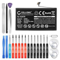 Batteria CELLONIC® A2479 per Apple iPhone 12 / iPhone 12 Pro Ricambio affidabile da 2815mAh + Set di strumento con giravite TriPoint Y000 per smontare e rimontare il cellulare