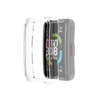 subtel Protective Case for Honor Band 6 Fitness Tracker GPS Smart Watch Cover Smartwatch Corner Edge Protector Bumper Case Frame - Crystal Clear