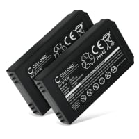 2x Batteri för Ikusi IK2, PUPITRE IK2, Ikusi T70/2, Konecranes Mini Joystick Radio RMJ BT11K (1100mAh, 3.7V) från CELLONIC