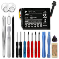 Battery for TomTom Quanta, GO XL 330, GO XL 310, VF3F, FM68360420759, VF3 1100mAh + Tool-kit 17pcs from subtel