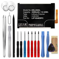Batteri for Sony Xperia XA2, Xperia L2, SNYSK84, LIP1654ERPC, 1309-2682 3200mAh + Verktøy fra CELLONIC
