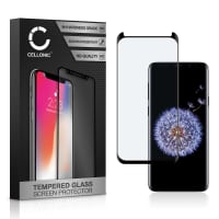 0,33mm Displayskydd / skärmskydd för Samsung Galaxy S9 Plus (SM-G965)- mobil, 9H 3D Case-friendly, Full Glue - smartphone-skyddsglas, screen protector