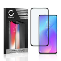 CELLONIC® Display Schutzglas kompatibel mit Xiaomi Mi 9T / Mi 9T Pro Handyglas - 3D Full Cover 9H 0,33mm Full Glue Transparent - Handy Schutzfolie Displayschutz Glas Folie, Screen Protector Glass