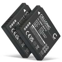 2x Batterie pour Panasonic Lumix DMC-FS62 DMC-FS10 FS6 FS7 FS15 FS30 FS42 FS62 DMC-FT4 DMC-TS3 700mAh de CELLONIC