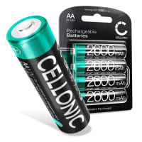 Cellonic® Uppladdningsbara batterier AA Cellonic 4x Mignon, HR6, LR6 - 2600mAh