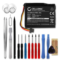 CELLONIC® GPS Batteri til TomTom GO 5000 GO 500 Via 1605 Start 60 + 17pc GPS Tool Kit VFA VF6D AHA11111003 AHA11111006 1020mAh GPS Battery Replacement