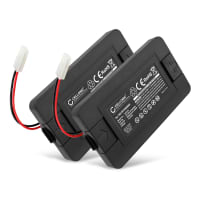 2x Battery for Rowenta RS-RT900866 Explorer 40 / 60 /20 / 20 RR682 / R727 / 40 RR724 2600mAh from CELLONIC