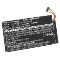 Battery for Google Nexus 7, ASUS Nexus 7 1st Gen (2012), Pad ME370T, ME3PNJ3 4750mAh from CELLONIC