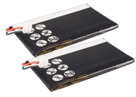 2x Batteri for Philips S10A, Philips S10A/38, Philips S10H - Philips PH454061 (1200mAh) reservebatteri
