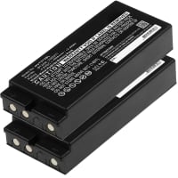 2x Batteri för Ikusi IK3 transmitters IK4 T70/3 T70/4 T70/8 TM70/3 TM70/8 2305271, BT20K, BT24IK (2500mAh, 4.8V) från CELLONIC