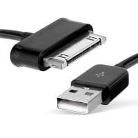 USB Tablet Charger for Samsung Galaxy Note 10.1 / Tab 8.9 / Tab 10.1 / Tab 2 7.0 / Tab 2 10.1 / GT-N8000 / GT-P3100 / GT-P5100 / GT-P6800 / GT-P7500 1.0m Fast Charging Tablet Data Cable USB 2.0 Adapter - Black