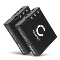 2x Batterie 1800mAh pour appareil photo Casio Exilim EX-ZR800, EX-ZR1000, EX-ZR700 - Remplacement modèle NP-130 NP-130A