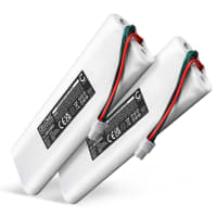 2x Batterij voor Husqvarna Automower 230 ACX, 220 AC, 210C, 260 ACX, G2, Solar Hybrid, Solarmower 1996 (535120902, 535120901) 3Ah van CELLONIC