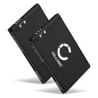 2x AB463651 Battery for Samsung GT-S5260 / GT-S5610 / GT-B3410 / GT-S3650 / GT-S5620 / GT-S5600 / Player Star 1 / 2 Smartphone / Phone Battery Replacement - 950mAh