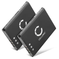 2x SLB-0837B Batteri för Samsung Digimax L70B L201 L70 L83T, NV10 NV15 NV20 NV8, SL201, 800mAh Kamera-ersättningsbatteri med lång batteritid
