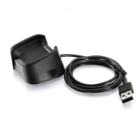 svart USB-kabel / datakabel för FitBit Versa 1 / Versa 1 Lite / Versa 1 SE smartwatch och fitnessarmband - PVC laddsladd - 1A