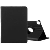 Smart Case 360° til Apple iPad 12,9 (2020) - A2229, A2233 - Kunstlæder, sort taske lomme sag