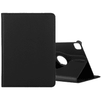 Tabletcase met standaard voor Apple iPad 12,9 (2020) - A2229, A2233 - beschermende tablethoes met 360° roterende verticale/horizontale standaard - zwart