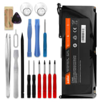 Batterie de rechange pour ordinateurs portables MacBook 13 - A1342 (Late 2009 / Mid 2010) - 5300mAh 10.95V + kit d'outils