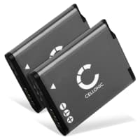 2x Batteri for Pentax WG-1000 D-LI96 (890mAh, 3.7V) fra CELLONIC
