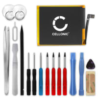 CELLONIC® Phone Battery Replacement for Motorola One / Moto G7 Play / P30 Play + 17-Tool Phone Repair Kit - JE40 2900mAh