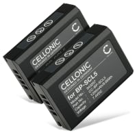 2x Batteri till Leica M10, M10-R, M10-P BP-SCL5 (1200mAh, 7.4V) från CELLONIC