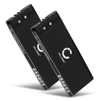 2x Batteri til Nintendo DSi XL - UTL-001, UTL-003 (900mAh) Reservebatteri