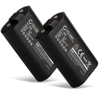 2x Akku pelikonsoliin Microsoft Xbox Series X, Series S / One Controller - 1100mAh, 3.0V, Litiumionit, 1556 vaihtoakku