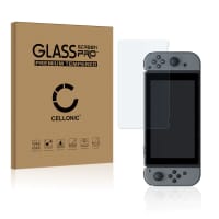 0,33mm Displayskydd / skärmskydd för Nintendo Switch spelkonsol controller - 2.5D 9H, Full Glue skyddsglas, screen protector för gaming console handenhet