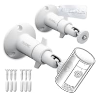 2x Kamerafeste for Arlo, Ring, Blink, Eufy, Reolink, Wyze, Zumimall med 1/4