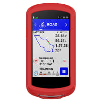 subtel® Schutzhülle kompatibel mit Garmin Edge 1040 / Edge 1040 Solar Silikonhülle - Schutz Tasche Silikon Hülle, Fahrrad Navi Case - GPS Cover Bumper Etui rot