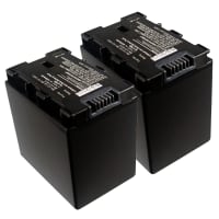 2x Batteria BN-VG107 -VG108 -VG114 -VG121 per fotocamera JVC GZ-E15 GZ-EX315 EX215 GZ-HM550 HM30 HM310 HM330 GZ-HD620 GZ-MG750 GZ-MS110 Affidabile ricambio da 4450mAh, marca subtel®