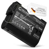 Batteri för Nikon D850, D750, ZR, 1 V1, D7500, D7200, D810, D800, D7000, D7100, Z6 II, D610, D600, D800E, Z 5, 6, 7II, 9, 6 II, Z7 II - EN-EL15 2000mAh